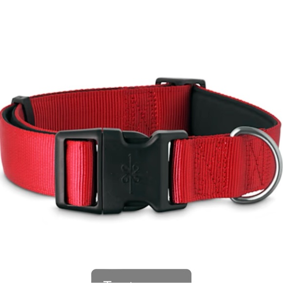 Dog Collar: NWT Neoprene Padded Collar, Red, 2X/3X - Picture 2 of 3